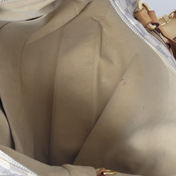 LOUIS VUITTON Damier Azur Canvas Evora MM Tote Bag - Picture 12 of 14